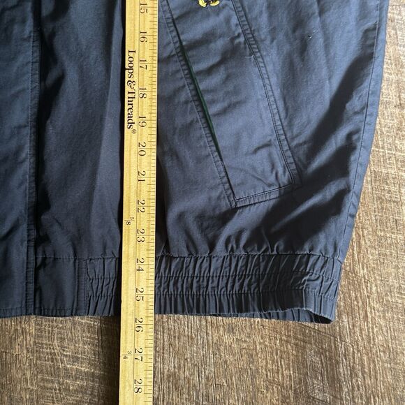 Vintage 90's Mickey & Co Bomber Jacket with Hood Unisex Med Embroidered Full Zip - Picture 8 of 11